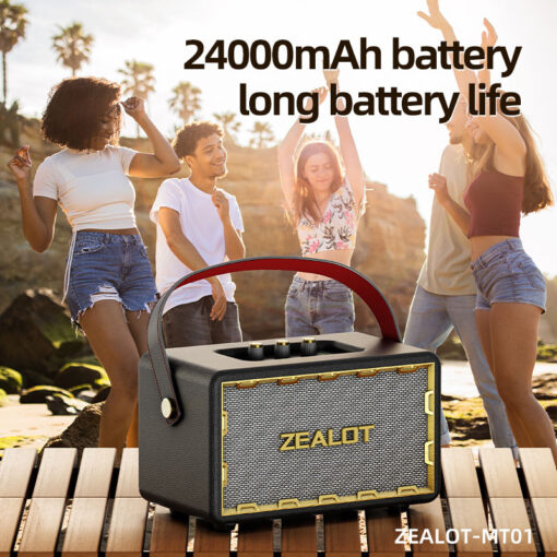 Zealot MT01 60Watts PortableBluetooth Speaker - Image 2