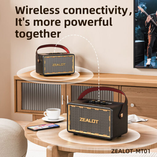 Zealot MT01 60Watts PortableBluetooth Speaker - Image 7