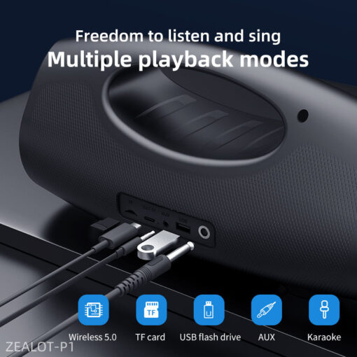 Zealot P1 Bluetooth Speaker - Image 2