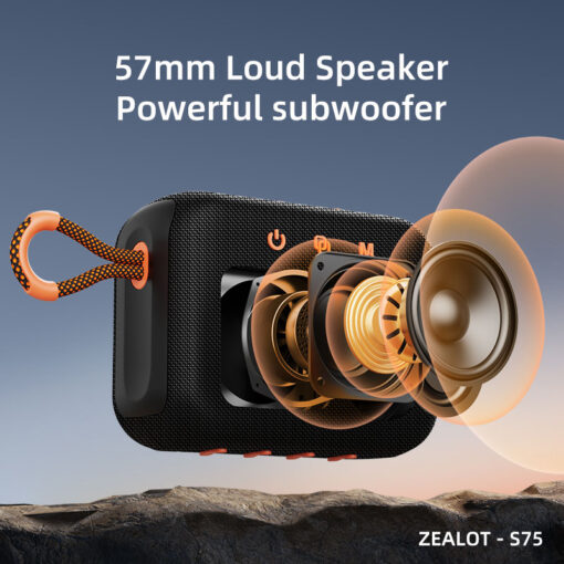 Zealot S75 Bluetooth Portable Speaker - Image 6