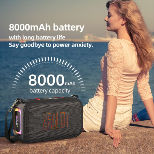 Zealot S85 50w Portable Bluetooth Speaker - Image 3