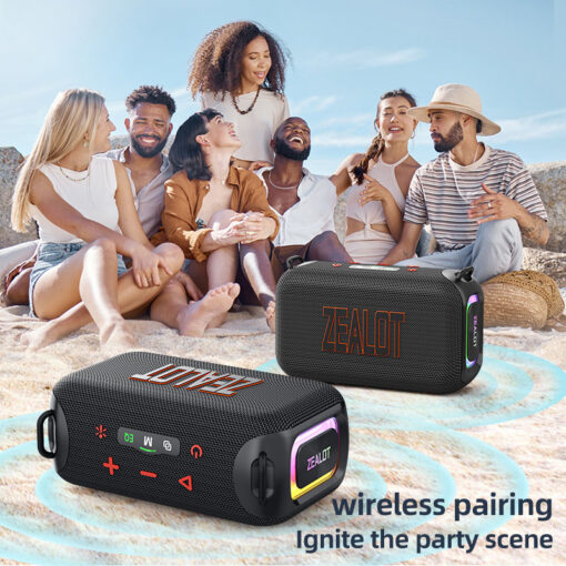 Zealot S85 50w Portable Bluetooth Speaker - Image 5