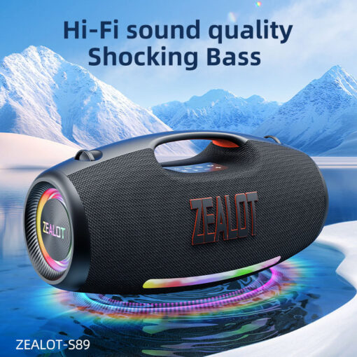Zealot S89 250W Portable Bluetooth Speaker Subwoofer 48000mAh - Image 2