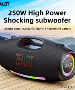 Zealot S89 250W Portable Bluetooth Speaker Subwoofer 48000mAh