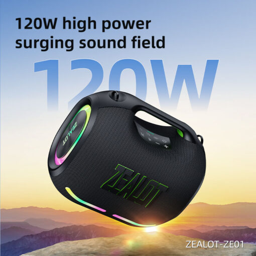 Zealot ZE01 120W Portable Bluetooth Speaker - Image 4