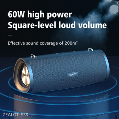 Zealot S39 60watts portable Bluetooth Speaker