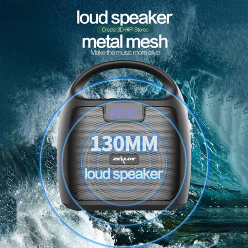 Zealot S42 Portable Bluetooth Speakers With Fm Radio - Image 4