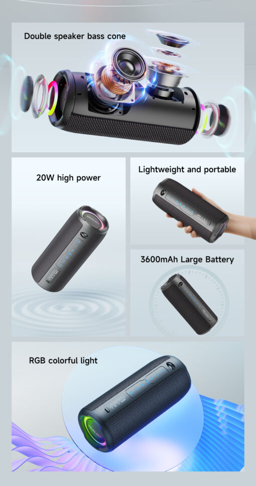 Zealot S49 Pro Portable Wireless Speaker - Image 9