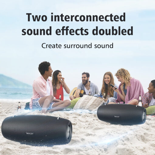 Zealot S67 Portable 60W Bluetooth Speaker - Image 3