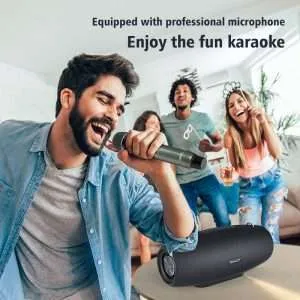 Zealot S67 60W Karaoke Bluetooth Speakers With Wireless Microphone
