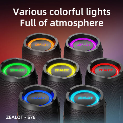 Zealot S76 50w Portable Bluetooth Speaker - Image 3