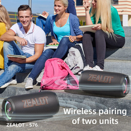 Zealot S76 50w Portable Bluetooth Speaker - Image 4