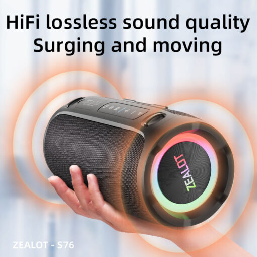Zealot S76 50w Portable Bluetooth Speaker - Image 5