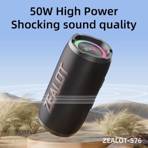 Zealot S76 50w Portable Bluetooth Speaker - Image 6