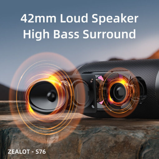 Zealot S76 50w Portable Bluetooth Speaker - Image 7