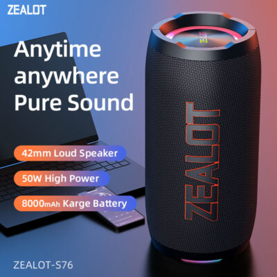 Zealot S76 50w Portable Bluetooth Speaker