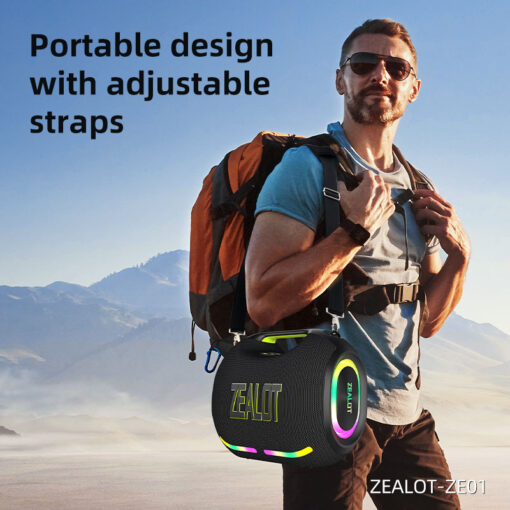 Zealot ZE01 120W Portable Bluetooth Speaker - Image 2