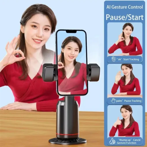 Q02 360 Auto Face Tracking Phone Holder/Selfie Stick - Image 5