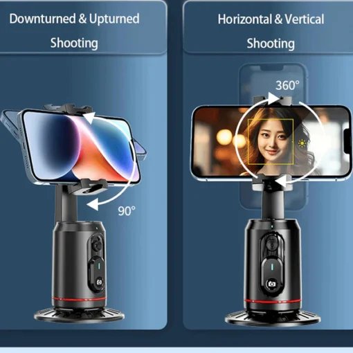 Q02 360 Auto Face Tracking Phone Holder/Selfie Stick
