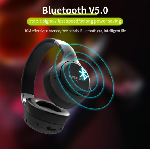Zealot B28 Wireless Headphone With LCD Display - Image 6