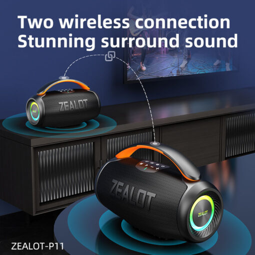 Zealot P11 50W Bluetooth Speaker - Image 2