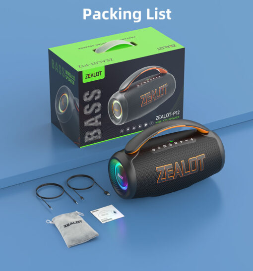 Zealot P12 60W Bluetooth Speaker - Image 2