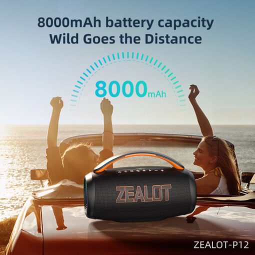 Zealot P12 60W Bluetooth Speaker - Image 8