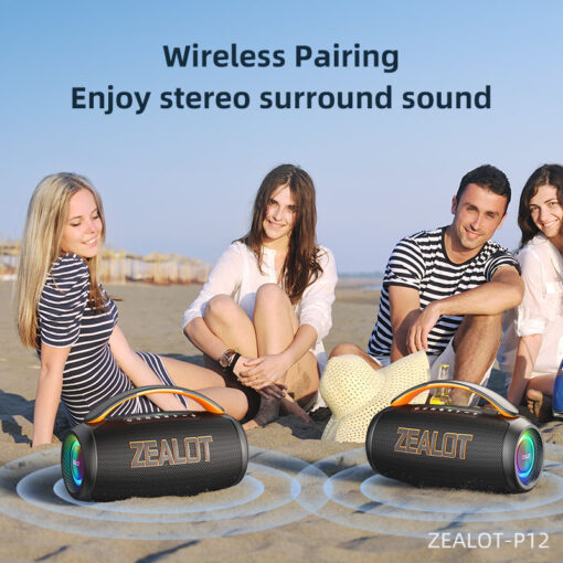 Zealot P12 60W Bluetooth Speaker - Image 6