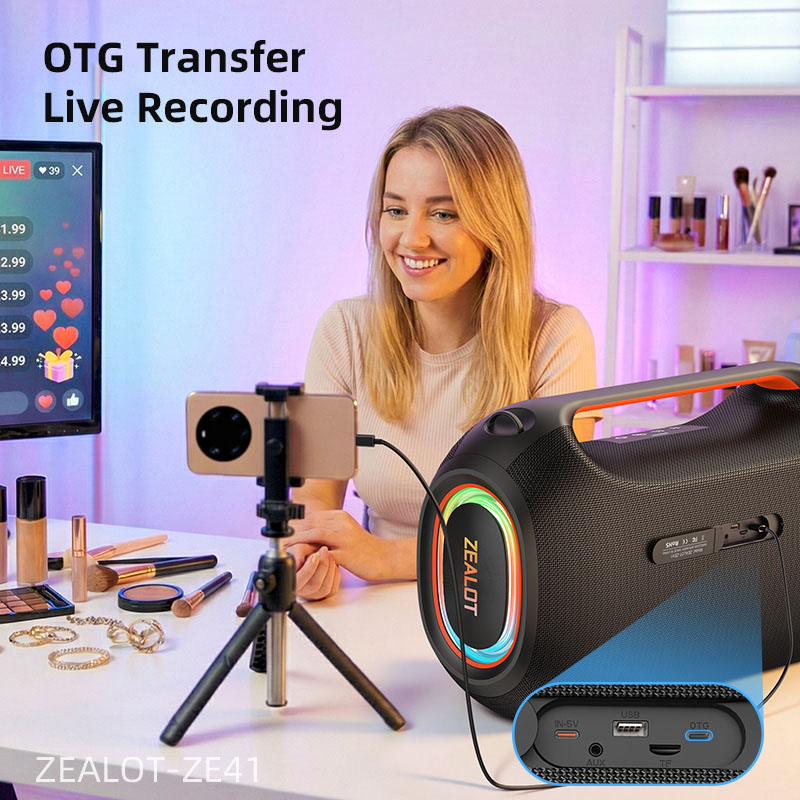 Zealot Ze41 250W Bluetooth Speaker - Image 9