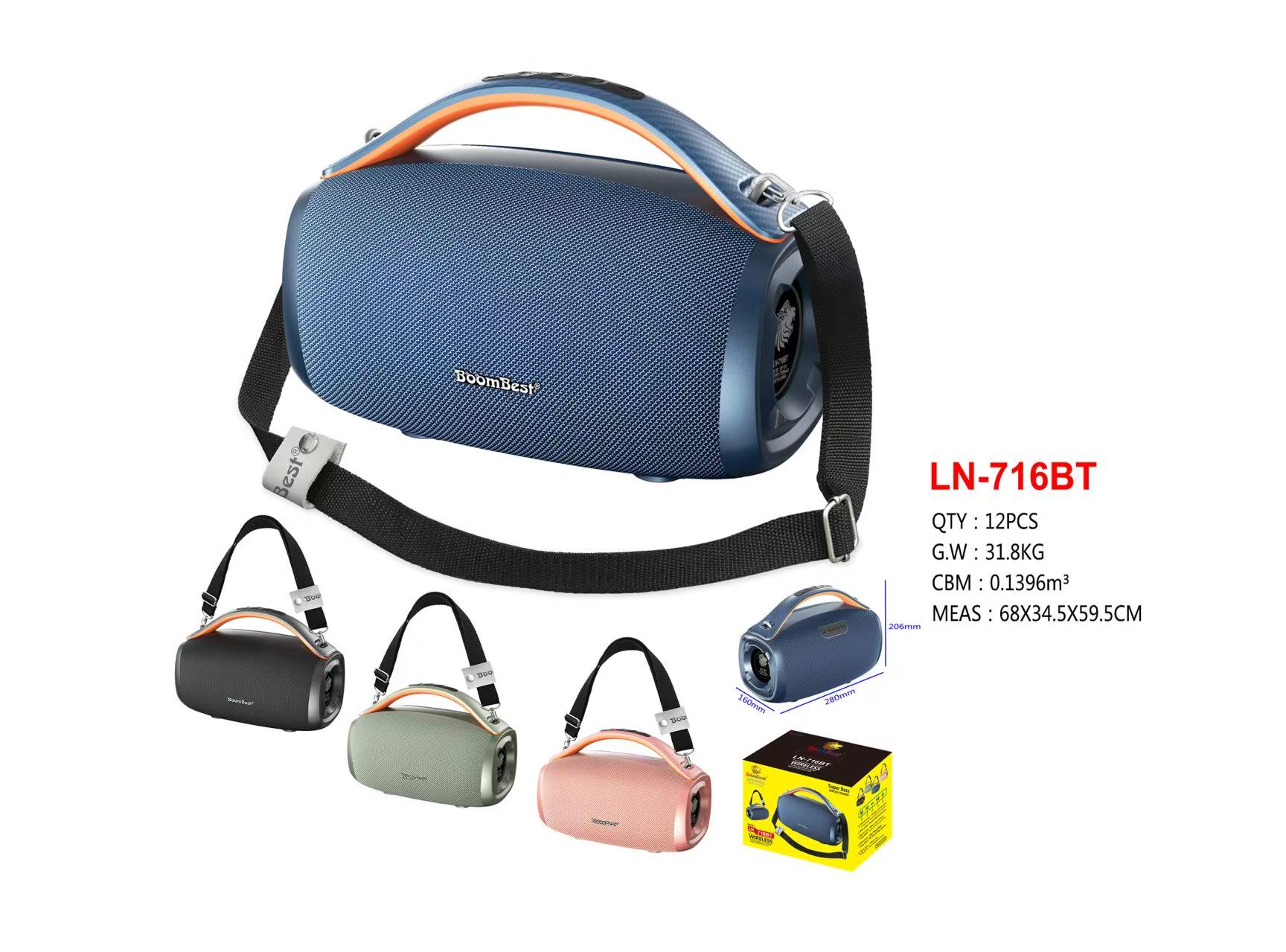 BoomBest Bluetooth Speaker - LN-716BT