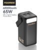 FOOMEE AA65 60000mAh 65W Fast Charging Power Bank with USB-C, Digital Display