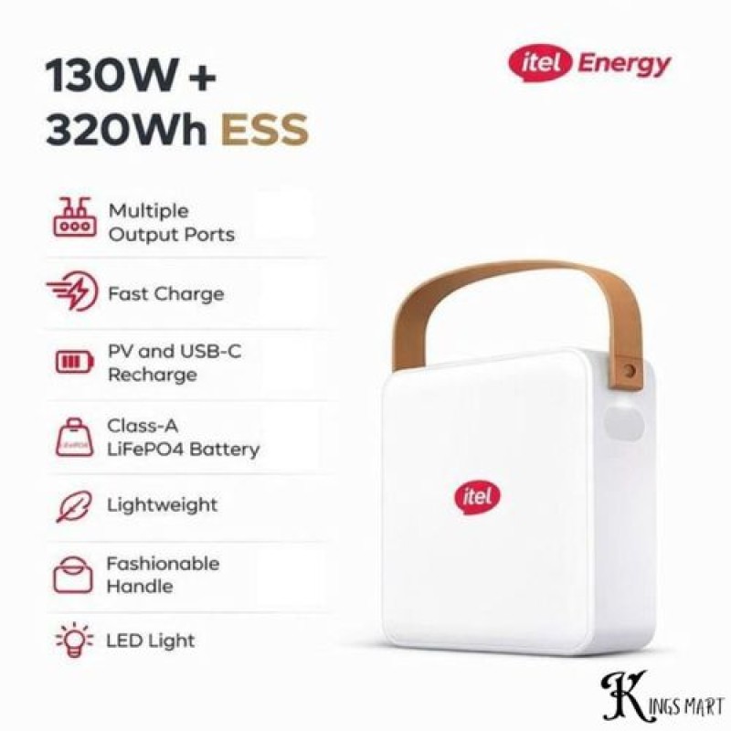 Itel 130W Power Go Portable Power Station - Image 4