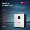 Itel Power Tank 500W Solar Generator With 1000Wh LiFePO₄ Battery