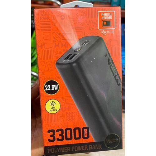 New Age 33000mAh Manual Powerbank With Led Light. - Image 2