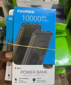 FOOMEE 10,000mAh Portable Power Bank